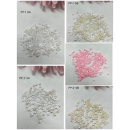 Nail Art Accessories / 美甲饰品平底珍珠贴片diy半圆珍珠半球指甲贴片半面珍珠