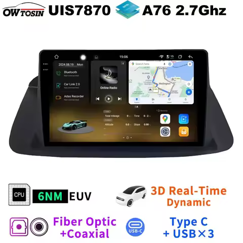 7870 Android 13 12+256G Top Screen Car Radio GPS For Honda Accord 8 CU CW Acura TSX 2007-2015 CarPla