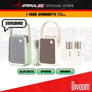 Divoom SongBird Song Bird HQ - Portable Bluetooth Speaker with A Built-In Microphone For Hands-Free 