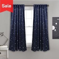 uv Protection Wire Curtain Sun Heat [Star Pattern Curtain]