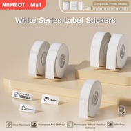 NIIMBOT D11/D110/D101/H1S Label Tape Sticker Label Paper self-adhesive Labels Waterproof White