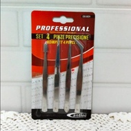 Pinset Aquascape Set 4 Pcs Tools Set Aquarium Alat Penjepit Tanaman Pinset set 4 pcs dengan bentuk f