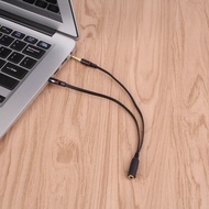 Aux Jack Audio Mic Splitter Cable Headphone Laptop PC