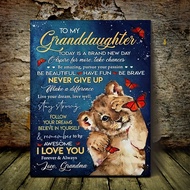 2D Flat,1pc Wooden Framed Grandma's words to her granddaughter are reflected in the oil painting 29.