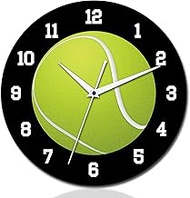 12 Inch Tennis Wall Clocks with Silent Clock Movement and Battery Operated, Great Decor for Bedroom,