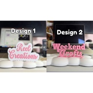 3D PRINT DESK NAME/SIGNAGE DESIGN 2