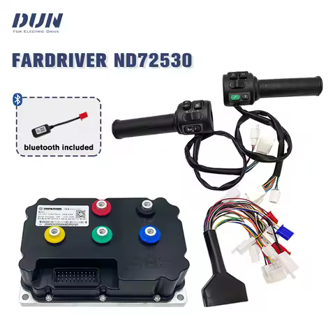 FarDriver ND72530 Kit DC 350A Phase 530A Controller BLDC Far Driver 72530 With T08 Throttle For QS13