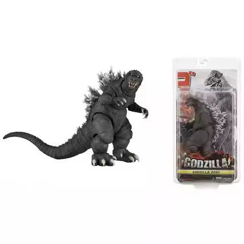 Neca Genuine Movie Version 2001 Godzilla Monster Godzilla Super Movable 7-Inch Boxed Figurine Model