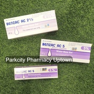 Benzac AC Water Base Gel For Acne - 2.5% [ 60g ] / 5% [ 15g / 60g ]