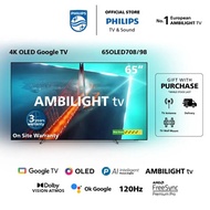 PHILIPS 4K OLED 65 inch Google TV | 65OLED708/98 | 3-sided Ambilight | P5 AI Perfect Engine| Youtube