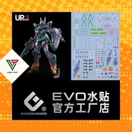 Fluorescent Water Decal Model Sticker GQuuuuX EVO HG 1/144 GFred