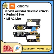Redmi 6 Pro/Mi A2 Lite Original Flexible Connector Board Cas + Con H/F+Mic