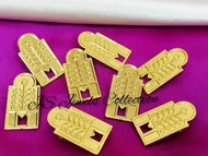 Gold Plated Thenna Thali Design [Not 916] 💕 1Pcs