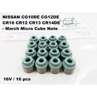 SANWA Japan Viton Valve Seal - Nissan CG10DE CG13DE CR10DE CR12DE CR13DE CR14DE March K11 K12 Cube Z