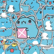 HP 100PCS Cute Bugcat Capoo Cartoon Series Stickers Aesthetic Stickers Waterproof Stickers Adhesive 