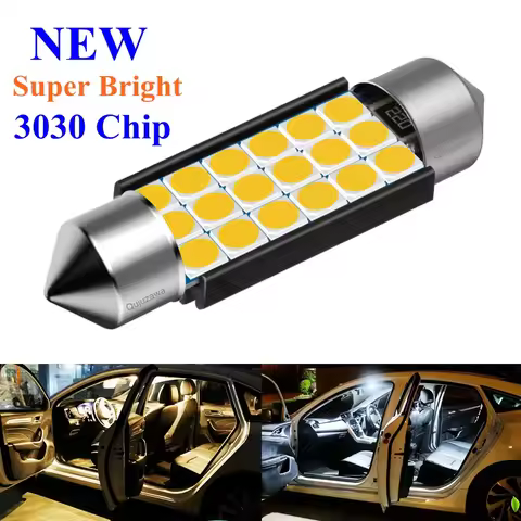 Festoon 31mm 36mm 39mm 41mm C5W C10W C3W Super Bright 3030 LED Bulb Car Dome Light Canbus Auto Inter
