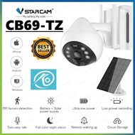 VSTARCAM CB69-TZ SUPER HD 1296P 3.0MegaPixel กล้องวงจรปิดไร้สาย กล้องโซล่าเซลล์ พร้อมแบตเตอรี่ในตัว 