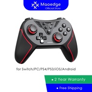 Maoedge Wireless Game Controller Hall Joystick Bluetooth Gamepad for Nintendo Switch PC PS3 PS4 Andr