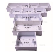 PVC NUT BOX / PVC BASE / 3X3 / 3X6 / 3X7 / 3X10 / 3X12