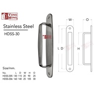 Door Handle Window With Plate Stainless Steel NO.HDSS-305/HDSS-306