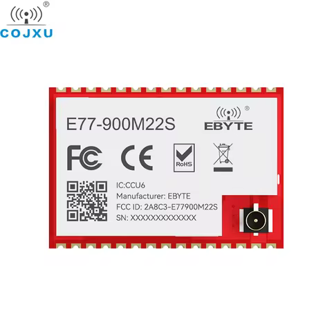 Wireless Module LoRa Spread Spectrum COJXU E77-900M22S 868/915MHz ARM Cortex-M4 Low Power Consumptio