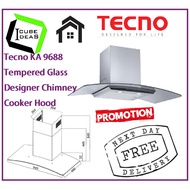 Tecno KA 9688 Tempered Glass Designer Chimney Cooker Hood