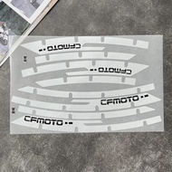 Motorcycle Wheel Sticker 450 MT IBEX 450 Rim hub Embedded Reflective Decals Mags Waterproof Motorcyc