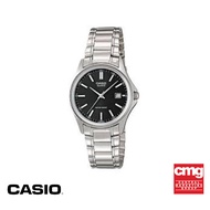 CASIO นาฬิกาข้อมือ CASIO รุ่น LTP-1183A-1ADF วัสดุสเตนเลสสตีล สีดำ