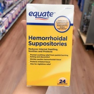 U.S. Direct Mail Equate Hemorrhoids * Internal Use Conditioning Plugs for Body 24 Pcs