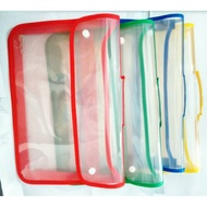 Two-button folio file zip folder