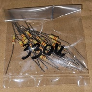 R 330K Ohm 0.25W 5 Percent Resistor 330 K Kilo Ohm 0.25 Watt 20 Pcs