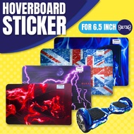 Sticker Hoverboard Electric Scooter Accessories 6.5" Inch Electric scooter sticker Pelekat Elektrik 