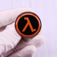 Half Life Lamba Logo Pin Brooch