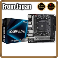 ASRock B550M-ITX/ac Mini-ITX Motherboard (Supports AMD Ryzen 5000 Series, Socket AM4, B550 Chipset) 