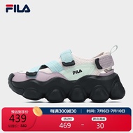 FILA 斐乐官方女鞋FRAGOLA草莓凉鞋2024夏厚底增高玛丽珍魔术贴凉拖