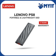 Lenovo PS8 Portable SSD - 1050 MB/s - USB 3.2 Gen 2 USB-C - 512GB 1TB 2TB - 3 Year Warranty
