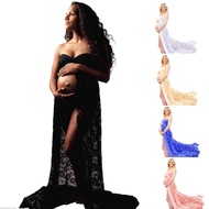SV Flexible Maternity Dress Lace Trailing Photography Ready  Formal Wear Gown Maternity Clothes