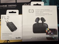 Sudio E3 耳機+FL2 迷你藍牙轉接器 set