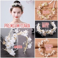 P8K TIARA PREMIUM CHILDREN'S CROWN FLOWER PARTY ACCESSORIES IMPORTED PRINCESSGirl X5Q