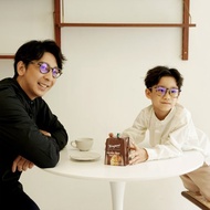 CROWN PANTO GLASSES 成人皇冠型抗藍光眼鏡 - 黃棕玳瑁