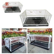 [UsusexaMY] Mushroom Grow Tent Kit Mushroom Planting Supplies Folding Clear Mushroom Greenhouse Port