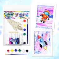 KS Pour Art Painting Kit With 3D Frame - Space Theme