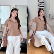 88story.th - Quinn polo พร้อมส่ง เสื้อคอปกผ้าร่อง ผ้าหนาอย่างดีไม่ต้องรีดอยู่ทรงสวยยับยาก หน้าผ้าอก