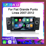HERTY 7 'Autoradio Voor เฟียตแกรนด์พันโต Linea วิทยุ2007-2012 Multimedaseler Gps Navigatie ชุดหัวเล่นรถ Android 11 JTYKU