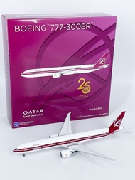 1: 400 Katar Air B777-300ER Passenger Aircraft A7-BAC Aircraft Model Alloy Collection NGT
