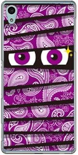 YESNO Mummy-kun Paisley Purple (Clear) / for Xperia Z4 402SO/SoftBank SSO402-PCCL-201-N205