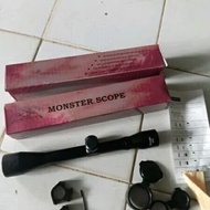 Monster scope bukan hakko 4x40 Ring gold