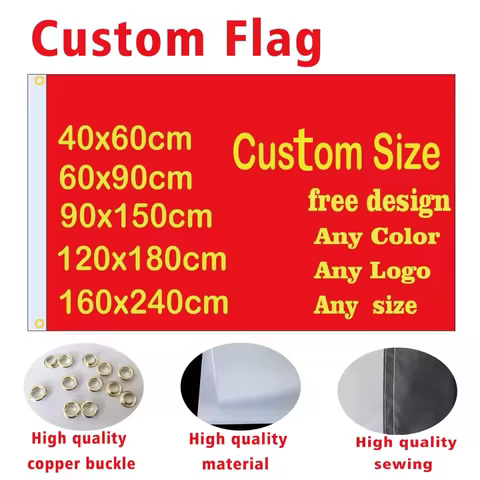 Digital printing custom Club flags Bar event banner Car flag custom LOGO 3x5ft supporter banner cust