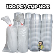 SLIME CONTAINER CUPS 40Z / SLIME STORAGE / BEKAS SIMPAN SLIME - SESUAI UNTUK PENYIMPANAN MAKANAN - 1