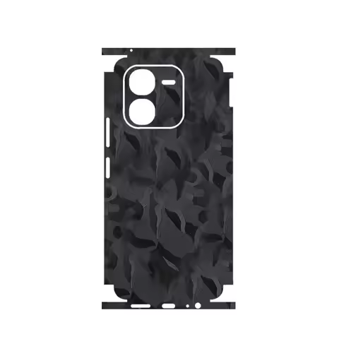 3D Camo Crocodile Snake Grain Full Body Phone Sticker For Vivo iQoo 13 12 Pro Z9 Turbo Z9X Z9 Back +